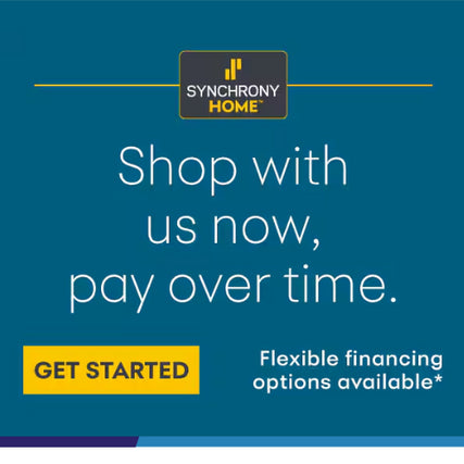 Synchrony Financing Synchrony Home Shop with us Now, Pay Over Time. Get started. Flexible financing options available.